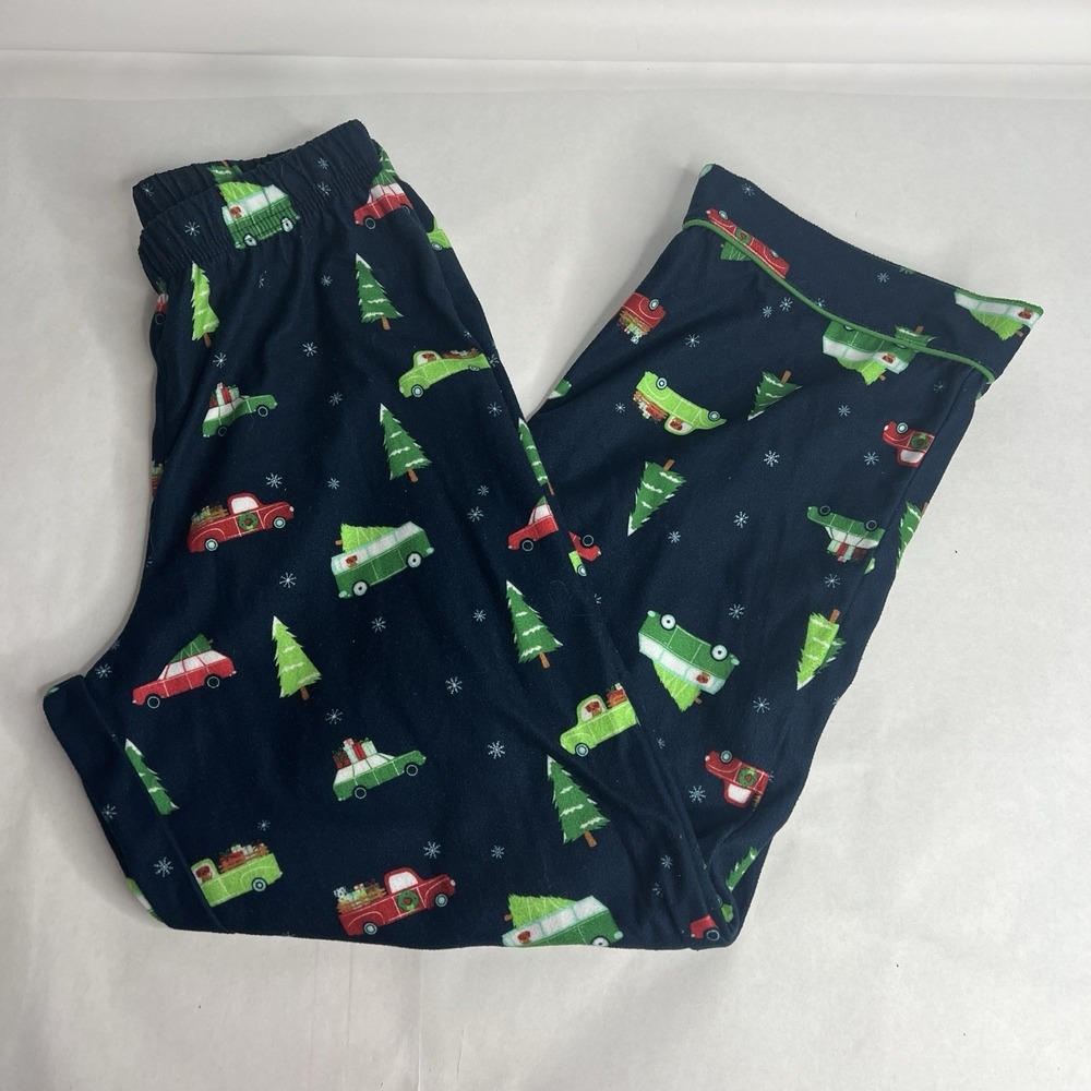 Wondershop‎ Pajama Pants Unisex Boys Girls Flannel Sleepwear Christmas Truck 12